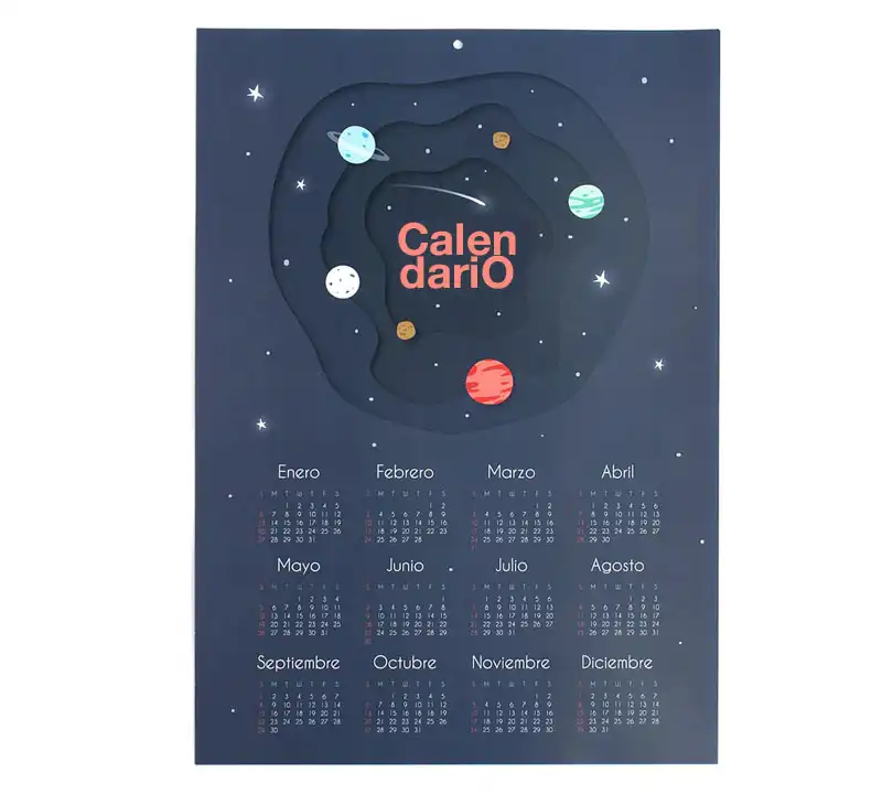 imprimir calendarios tipo cartel o poster