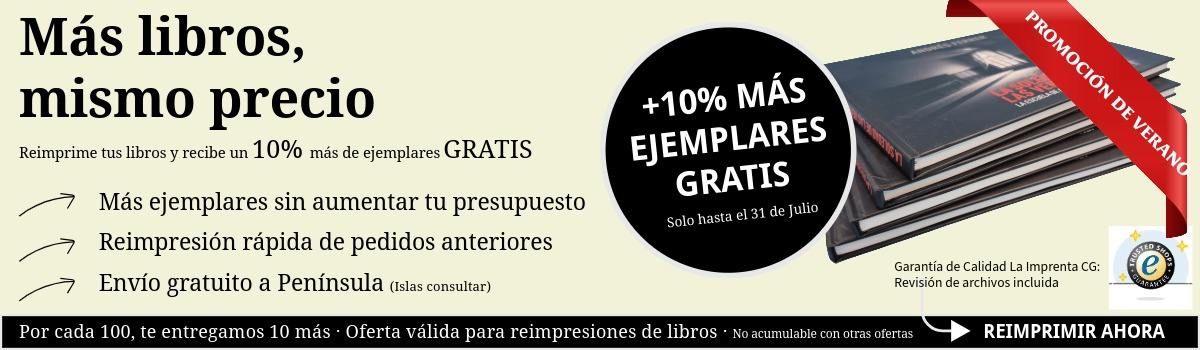 Oferta Reimpresión de Libros
